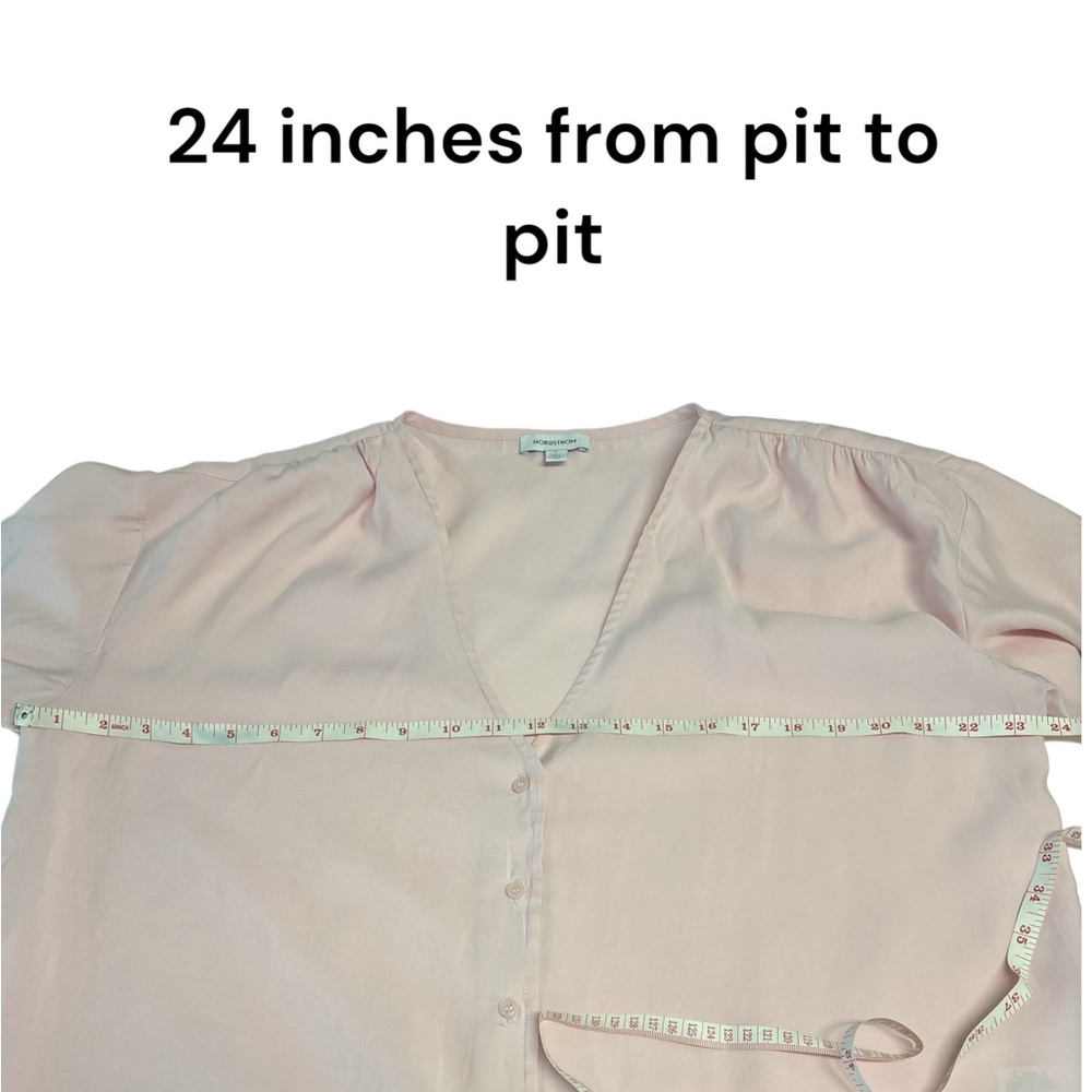 Nordstrom pink blouse - Picture 6 of 9